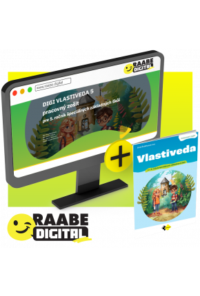 DIGI A PRINT VLASTIVEDA 5 PRE ŠZŠ PRACOVNÝ ZOŠIT